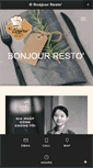 Mobile Screenshot of bonjourresto.com